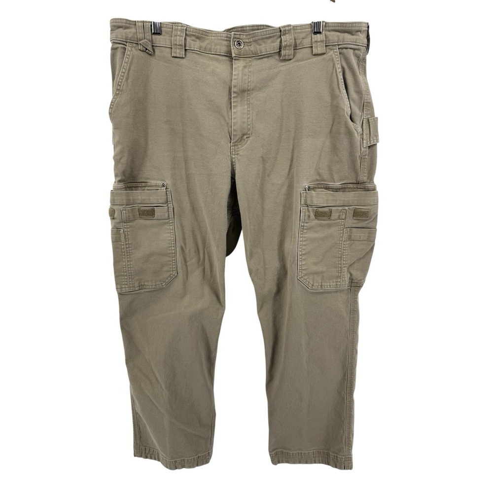 Duluth‎ Trading Flex Fire Hose Cargo Pants Mens Size 42x30 Actual 39x28 Brown